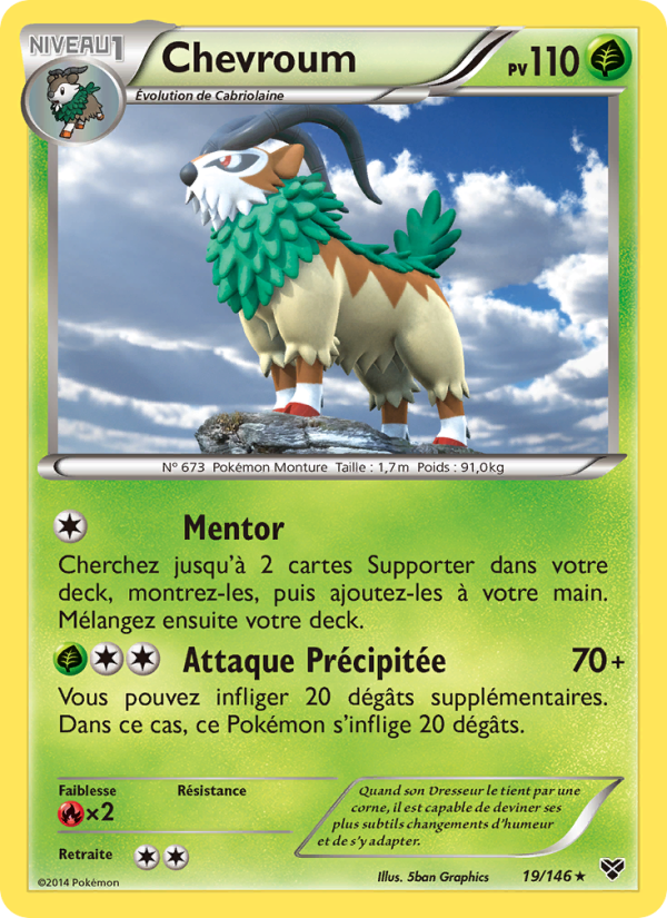 Chevroum 19 — XY (French Pokémon TCG card)