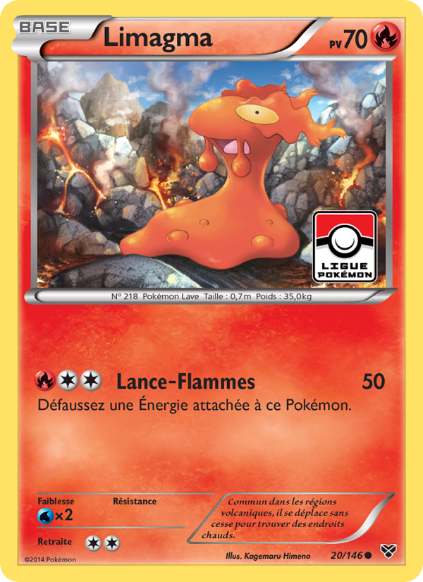 Limagma 20 — XY (French Pokémon TCG card)