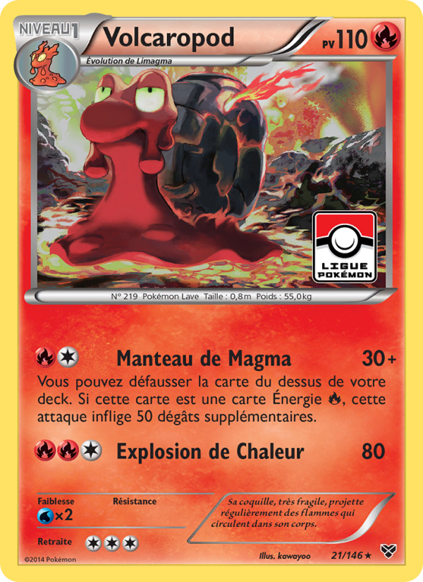 Volcaropod 21 — XY (French Pokémon TCG card)