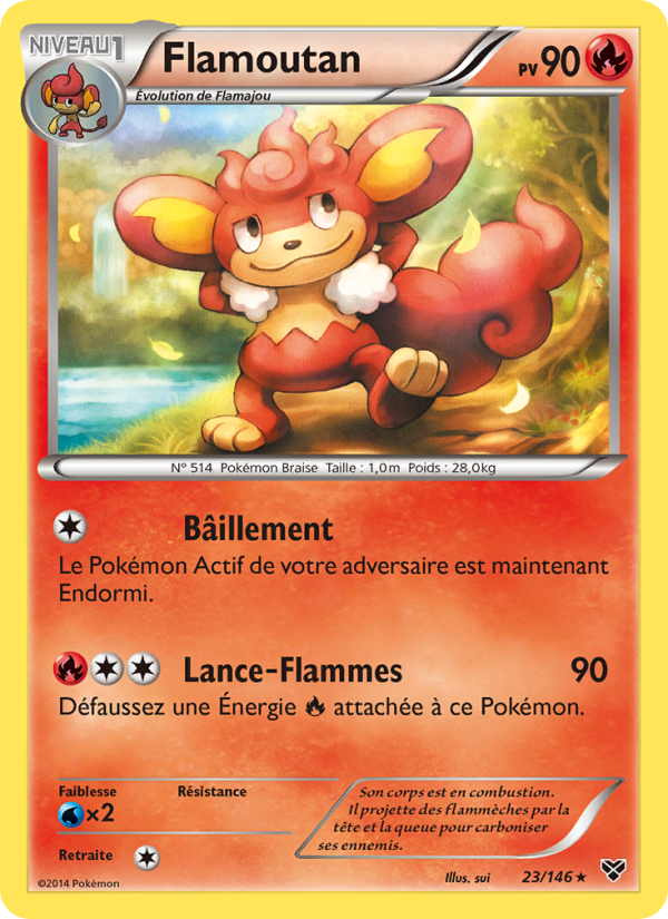 Flamoutan 23 — XY (French Pokémon TCG card)