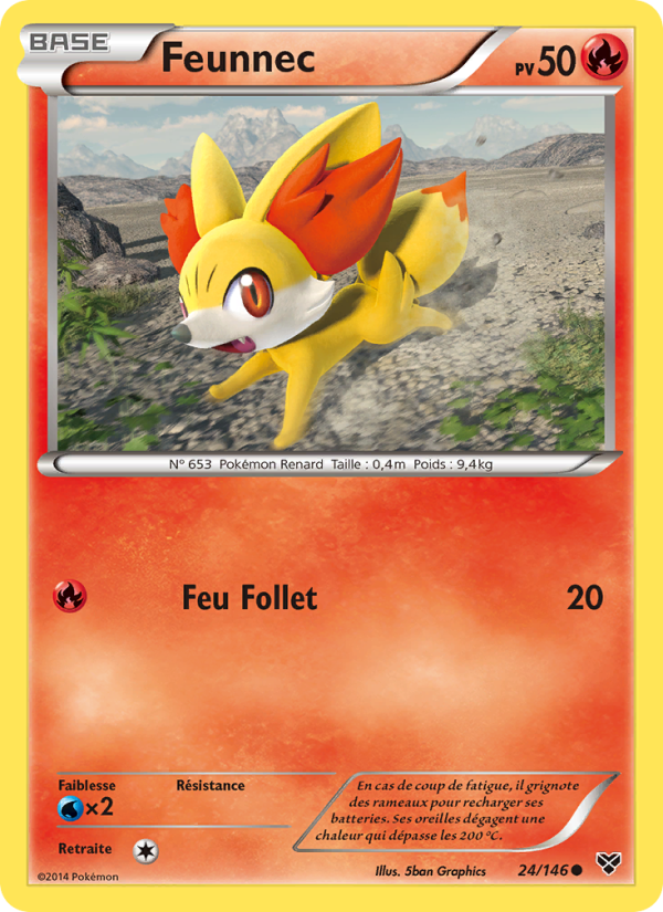 Feunnec 24 — XY (French Pokémon TCG card)
