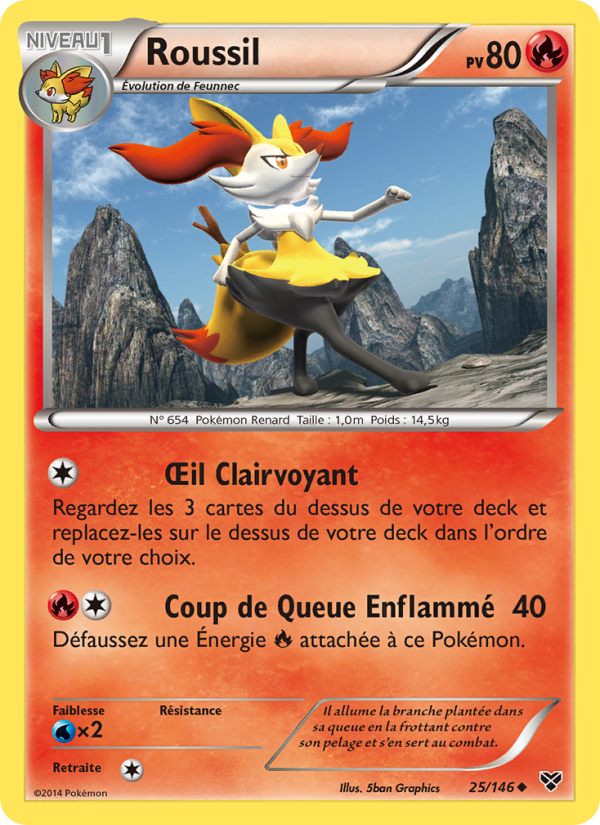 Roussil 25 — XY (French Pokémon TCG card)