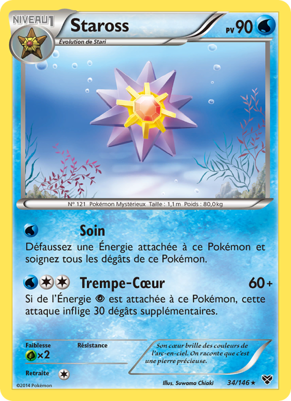 Staross 34 — XY (French Pokémon TCG card)
