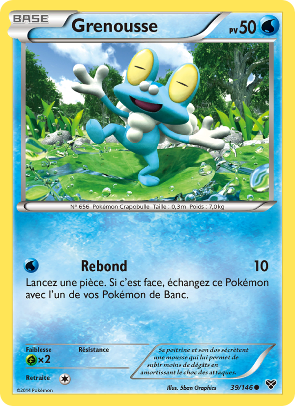 Grenousse 39 — XY (French Pokémon TCG card)