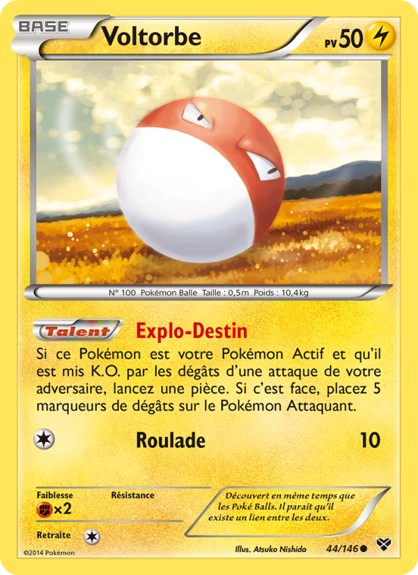 Voltorbe 44 — XY (French Pokémon TCG card)