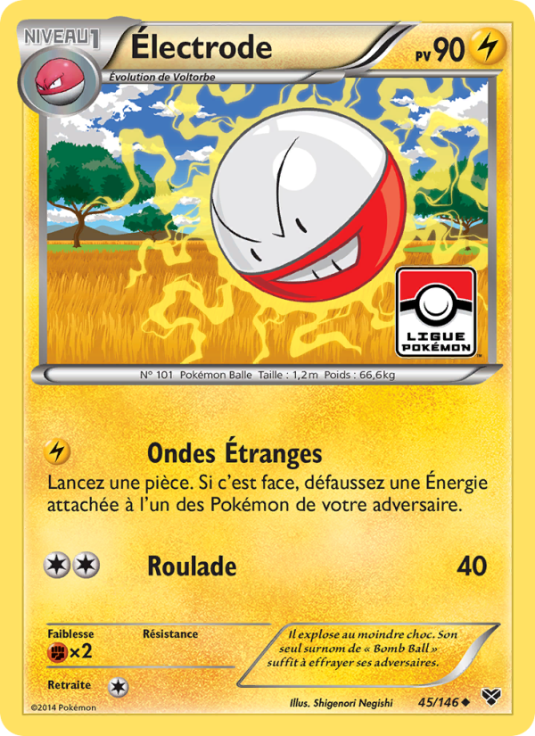 Électrode 45 — XY (French Pokémon TCG card)