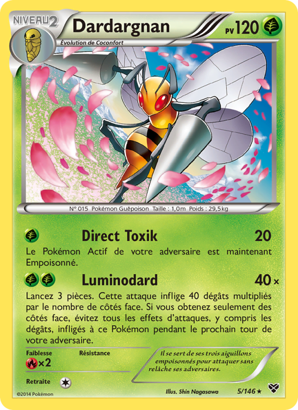 Dardargnan 5 — XY (French Pokémon TCG card)