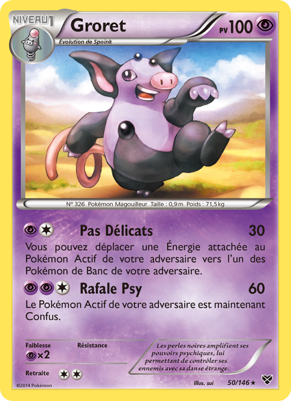 Groret 50 — XY (French Pokémon TCG card)