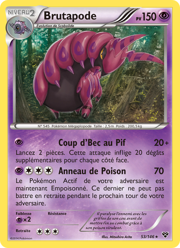 Brutapode 53 — XY (French Pokémon TCG card)