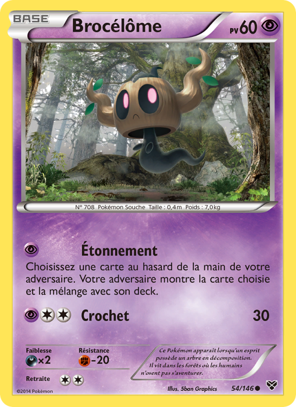 Brocélôme 54 — XY (French Pokémon TCG card)