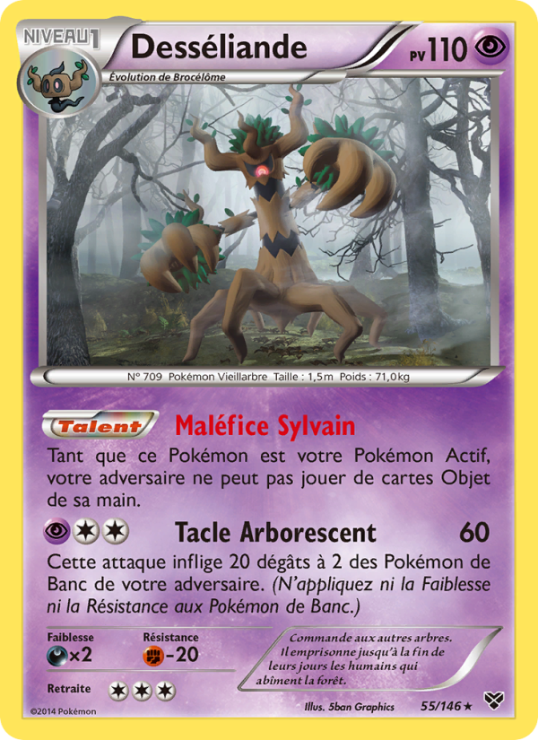 Desséliande 55 — XY (French Pokémon TCG card)