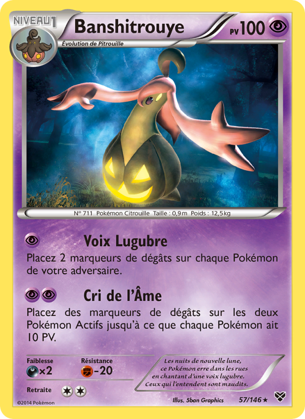 Banshitrouye 57 — XY (French Pokémon TCG card)