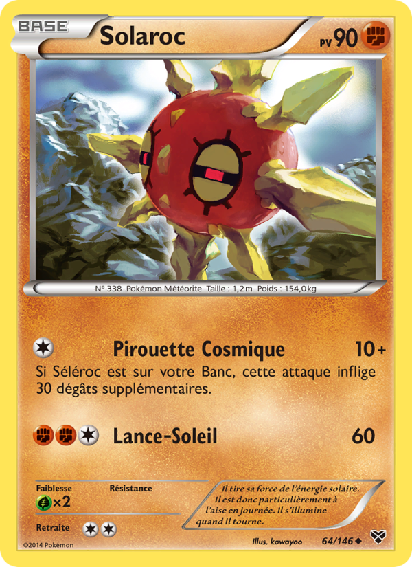 Solaroc 64 — XY (French Pokémon TCG card)