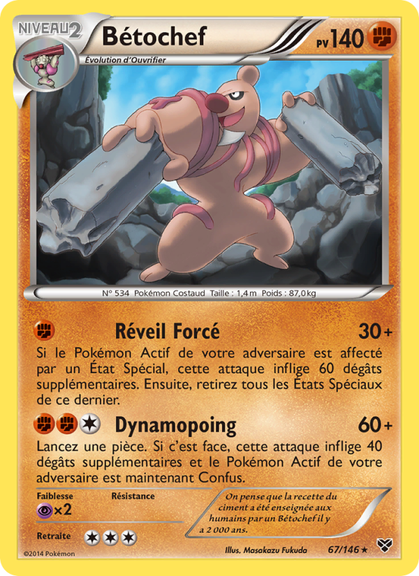 Bétochef 67 — XY (French Pokémon TCG card)