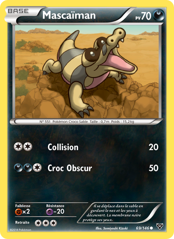Mascaïman 69 — XY (French Pokémon TCG card)