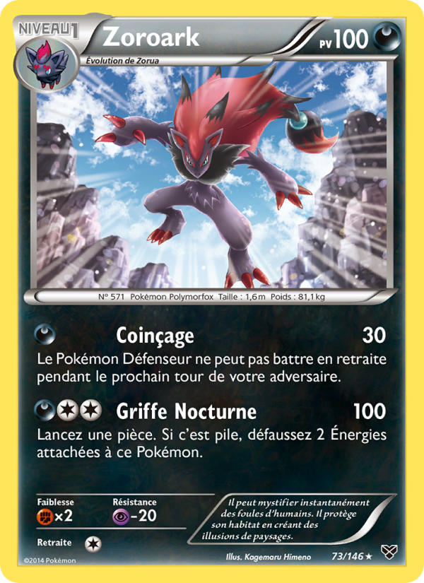 Zoroark 73 — XY (French Pokémon TCG card)