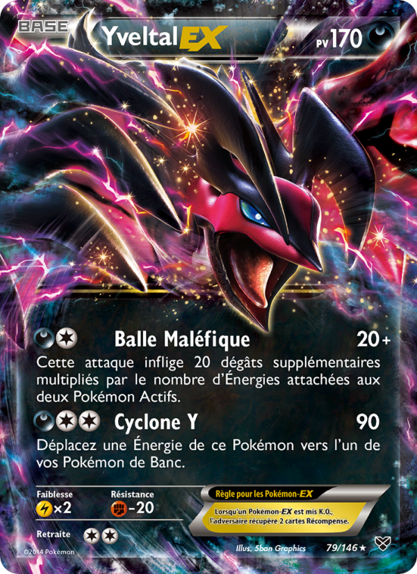 Yveltal EX 79 — XY (French Pokémon TCG card)