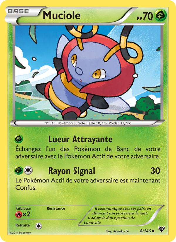 Muciole 8 — XY (French Pokémon TCG card)