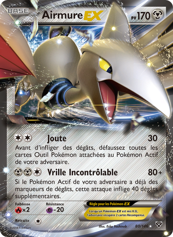 Airmure EX 80 — XY (French Pokémon TCG card)