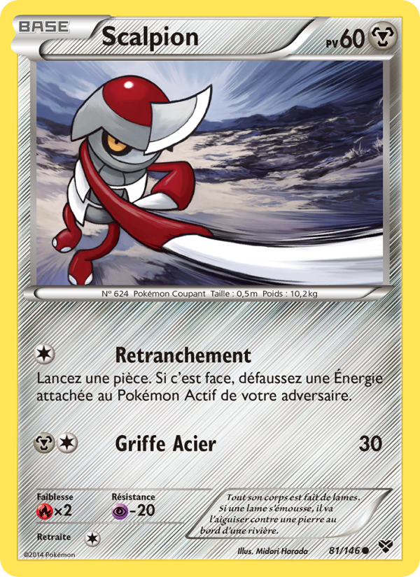 Scalpion 81 — XY (French Pokémon TCG card)