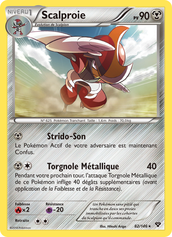 Scalproie 82 — XY (French Pokémon TCG card)
