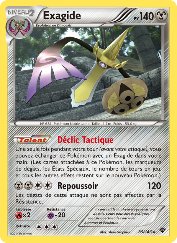 Exagide 85 — XY (French Pokémon TCG card)