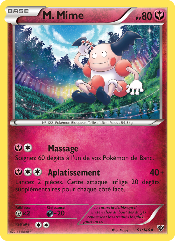 M. Mime 91 — XY (French Pokémon TCG card)