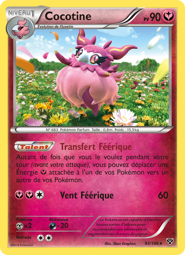 Cocotine 93 — XY (French Pokémon TCG card)