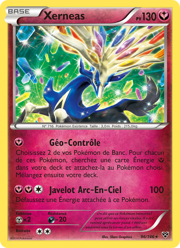 Xerneas 96 — XY (French Pokémon TCG card)