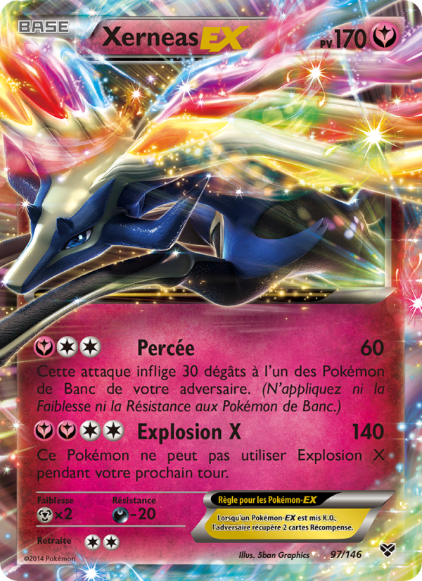Xerneas EX 97 — XY (French Pokémon TCG card)