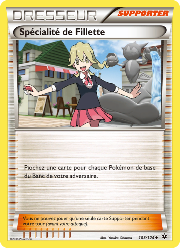 Spécialité de Fillette 103 — Fates Collide (French Pokémon TCG card)