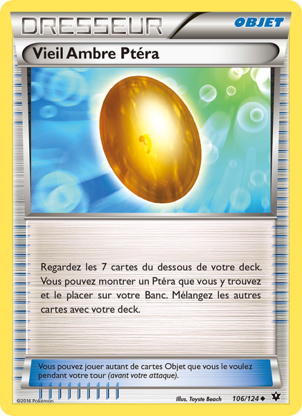 Vieil Ambre Ptéra 106 — Fates Collide (French Pokémon TCG card)