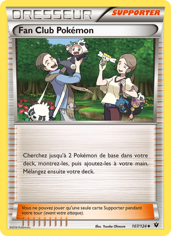 Fan Club Pokémon 107 — Fates Collide (French Pokémon TCG card)
