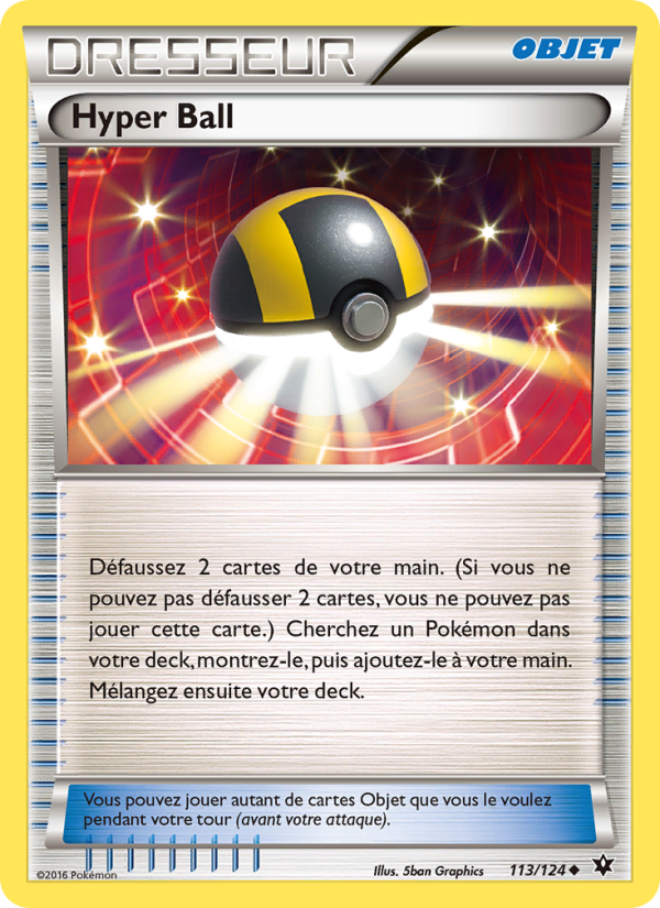Hyper Ball 113 — Fates Collide (French Pokémon TCG card)