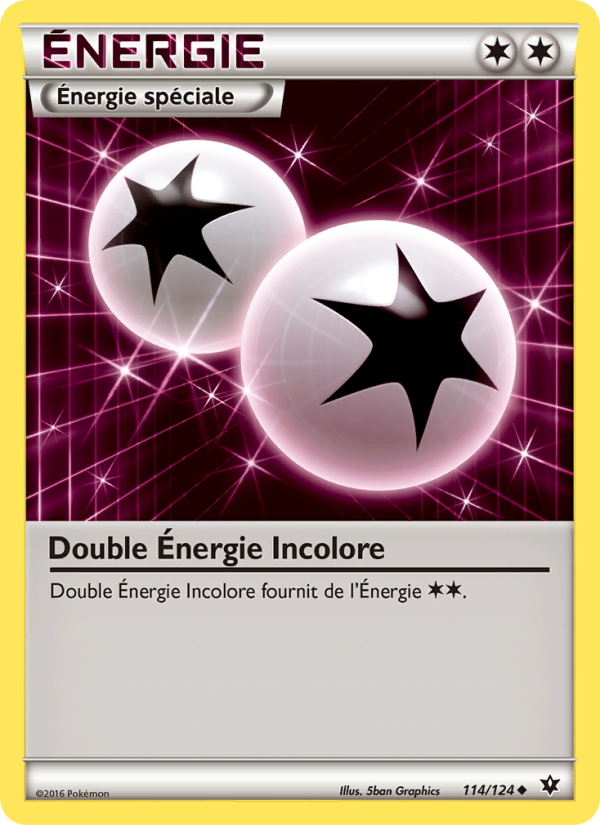 Double Énergie Incolore 114 — Fates Collide (French Pokémon TCG card)