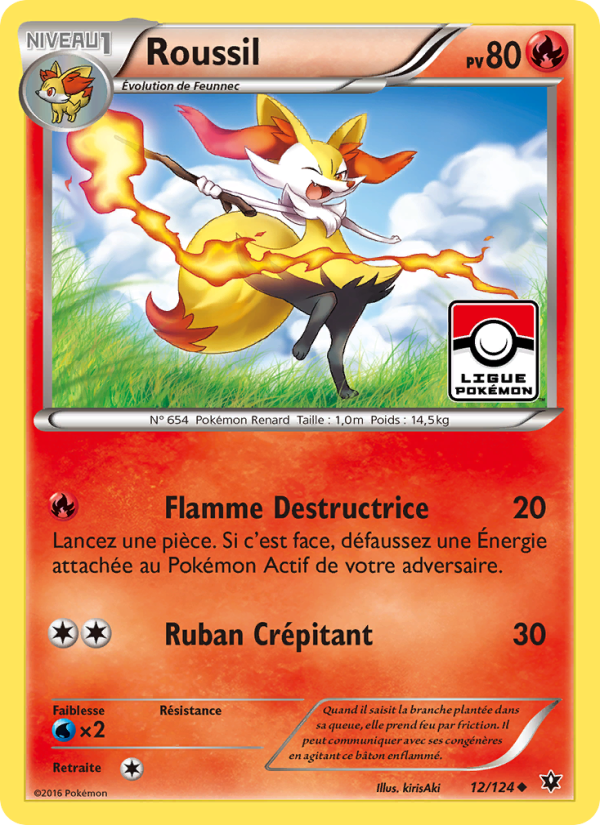 Roussil 12 — Fates Collide (French Pokémon TCG card)