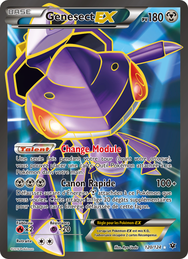 Genesect EX 120 — Fates Collide (French Pokémon TCG card)