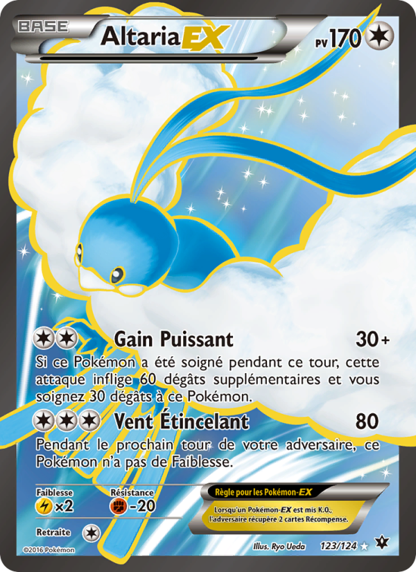 Altaria EX 123 — Fates Collide (French Pokémon TCG card)