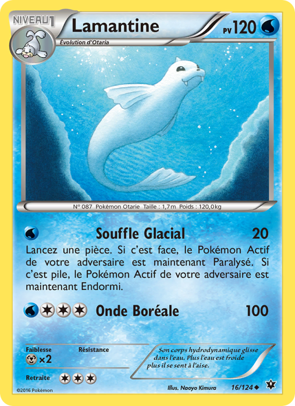 Lamantine 16 — Fates Collide (French Pokémon TCG card)