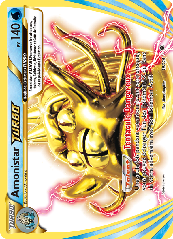 Amonistar TURBO 19 — Fates Collide (French Pokémon TCG card)