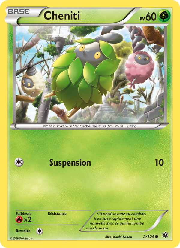 Cheniti 2 — Fates Collide (French Pokémon TCG card)