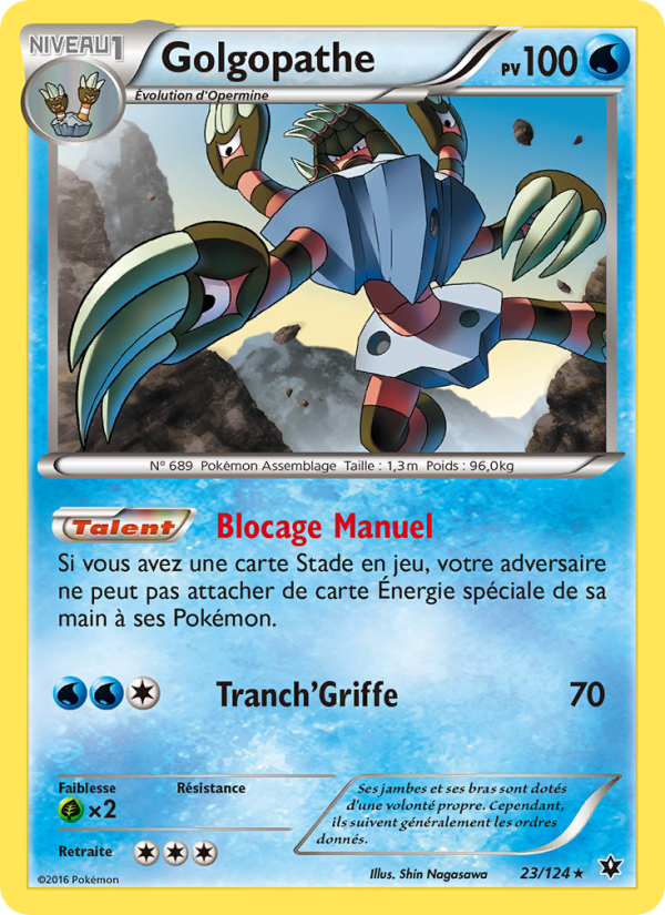 Golgopathe 23 — Fates Collide (French Pokémon TCG card)