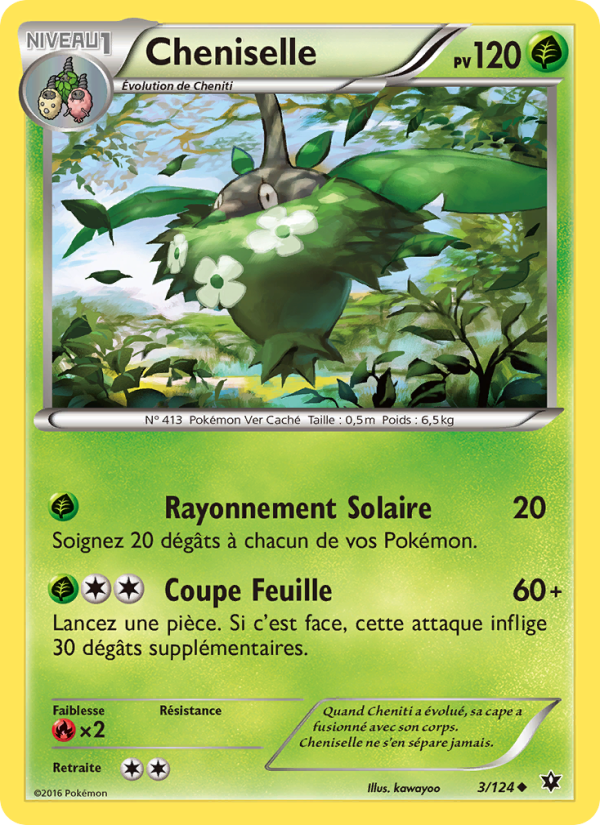 Cheniselle 3 — Fates Collide (French Pokémon TCG card)