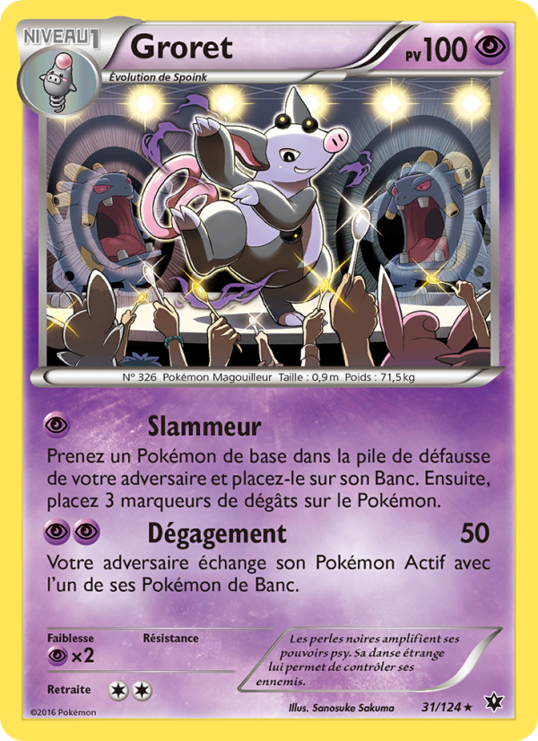 Groret 31 — Fates Collide (French Pokémon TCG card)