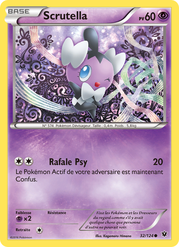 Scrutella 32 — Fates Collide (French Pokémon TCG card)