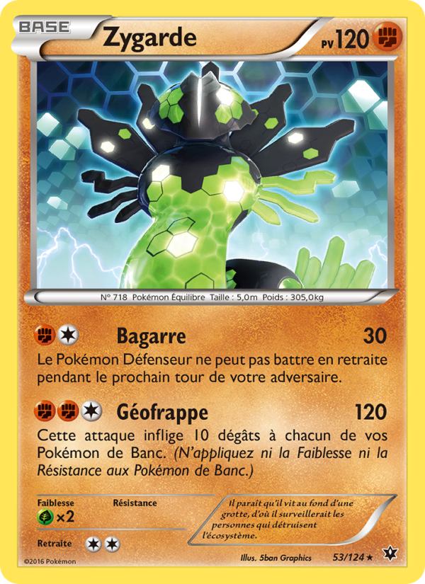 Zygarde 53 — Fates Collide (French Pokémon TCG card)