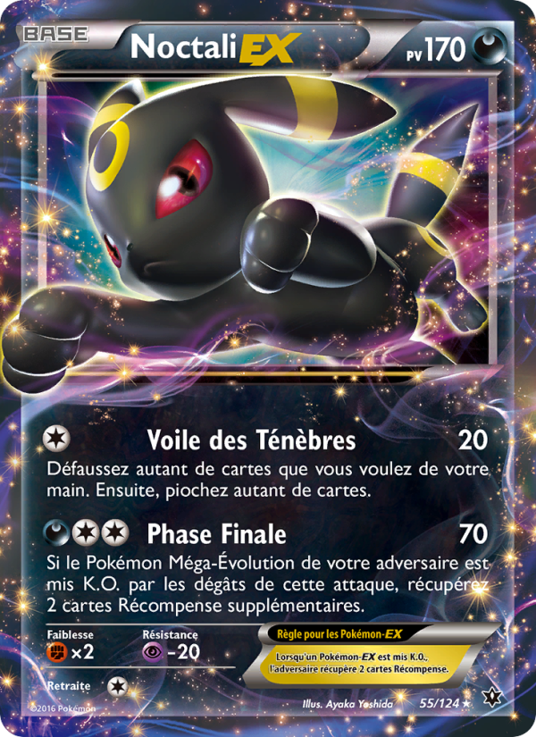 Noctali EX 55 — Fates Collide (French Pokémon TCG card)