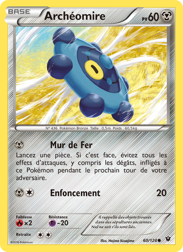 Archéomire 60 — Fates Collide (French Pokémon TCG card)