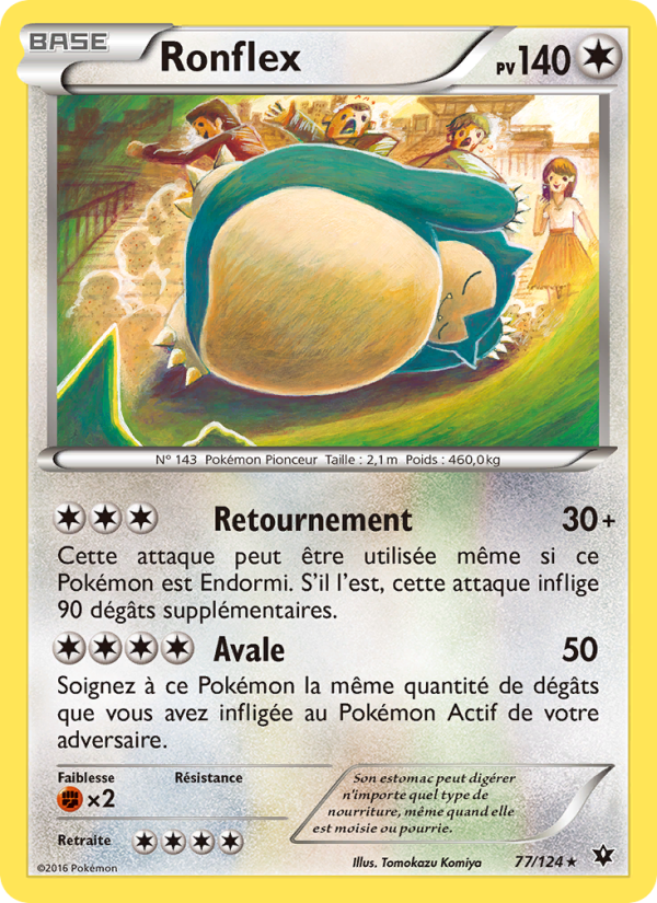 Ronflex 77 — Fates Collide (French Pokémon TCG card)