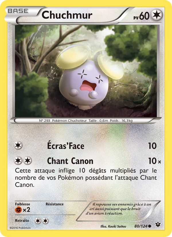 Chuchmur 80 — Fates Collide (French Pokémon TCG card)